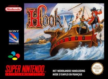 Portada de Hook para SNES (PAL Europa)