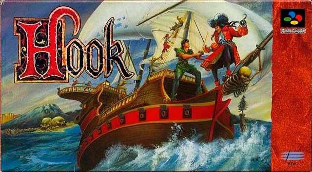 Portada de Hook para SNES (Japón)