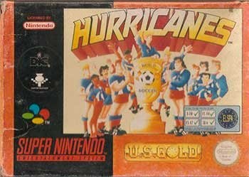 Portada de Hurricanes para SNES (PAL Europa)