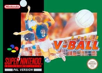 Portada de Hyper V-Ball para SNES (PAL Europa)
