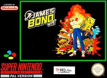 Portada de James Bond Jr. para SNES (PAL Europa)