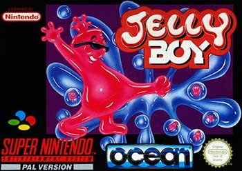 Portada de Jelly Boy para SNES (PAL Europa)