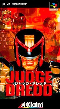 Portada de Judge Dredd para SNES (Japón)