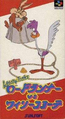 Portada de Looney Tunes Road Runner para SNES (Japón)