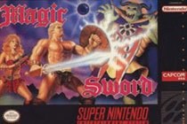 Portada de Magic Sword para SNES (USA)