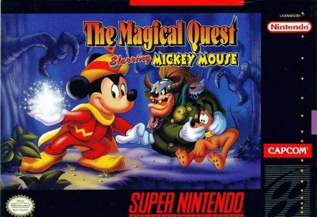 Portada de Magical Quest, The: Starring Mickey Mouse para SNES (USA)