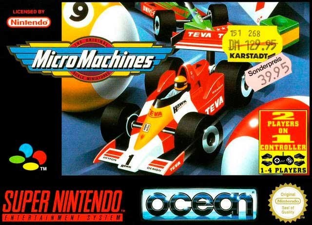 Portada de Micro Machines 2: Turbo Tournament para SNES (PAL Europa)