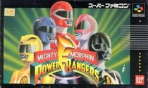 Portada de Mighty Morphin Power Rangers The Movie para SNES (Japón)