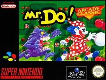 Portada de Mr. Do! para SNES (PAL Europa)