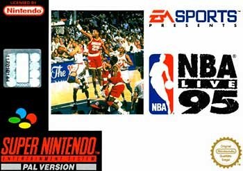 Portada de NBA Live 95 para SNES (PAL Europa)