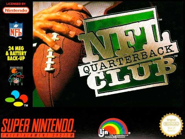Portada de NFL Quarterback Club para SNES (PAL Europa)