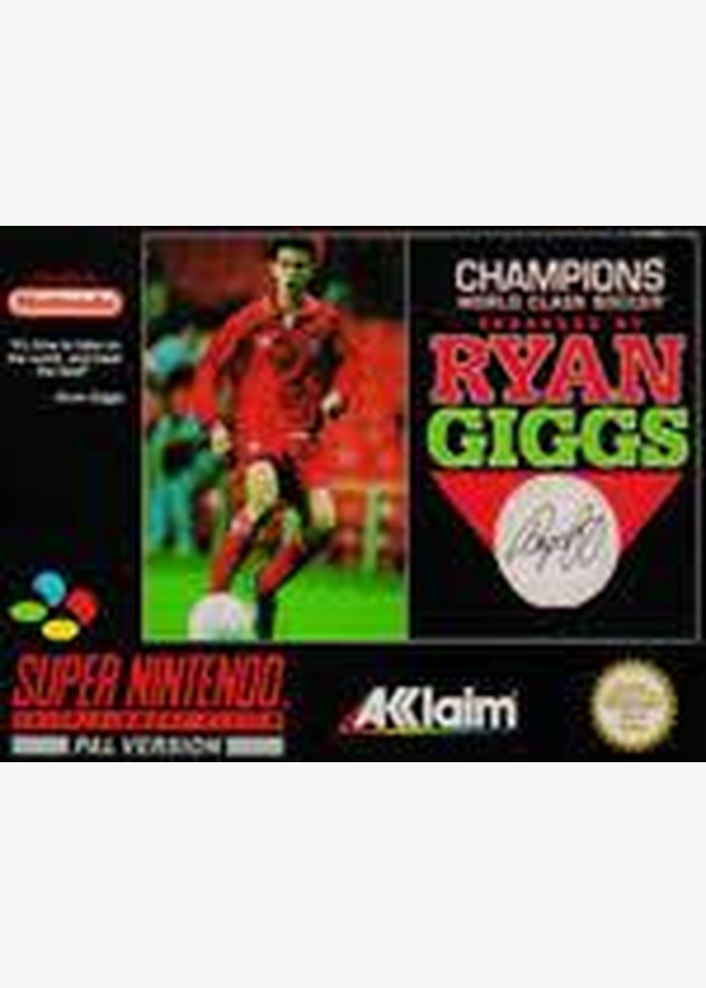Champions World Class Soccer Endorsed By Ryan Giggs