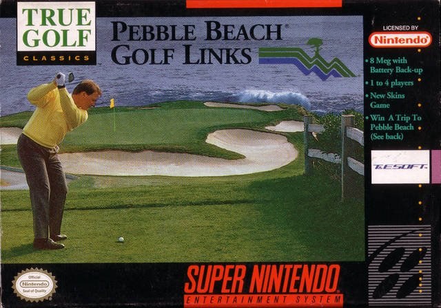 Portada de Pebble Beach Golf Links para SNES (USA)