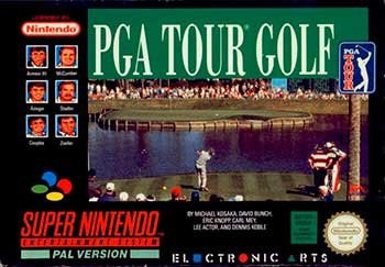 Portada de PGA Tour Golf para SNES (PAL Europa)