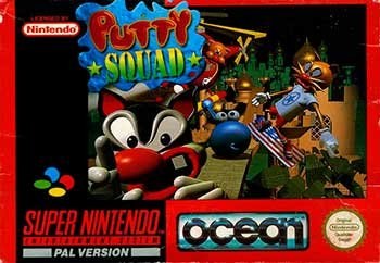 Portada de Putty Squad para SNES (PAL Europa)