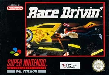 Portada de Race Drivin' para SNES (PAL Europa)