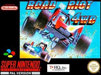 Portada de Road Riot 4WD para SNES (PAL Europa)