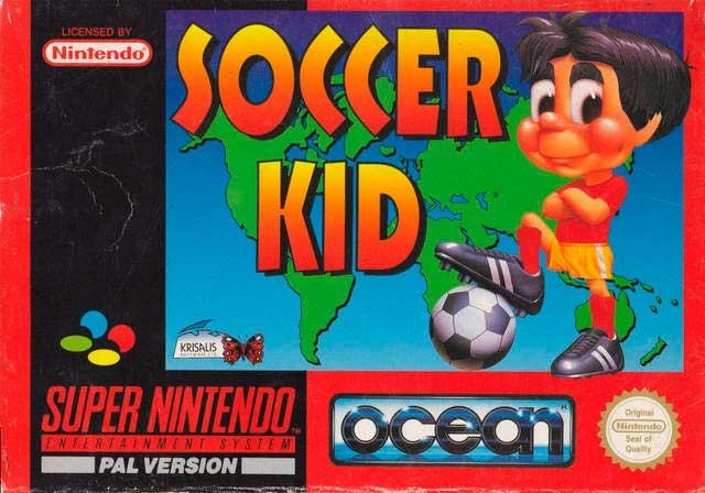 Portada de Soccer Kid para SNES (PAL Europa)