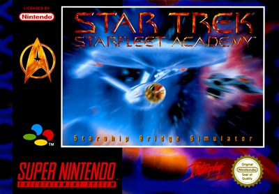 Portada de Star Trek Starfleet Academy para SNES (PAL Europa)