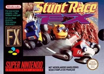 Portada de Stunt Race FX para SNES (PAL Europa)