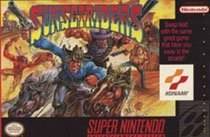 Portada de Sunset Riders para SNES (USA)