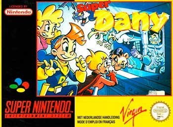 Portada de Super Dany para SNES (PAL Europa)
