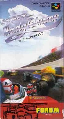 Portada de Super Indy Champ para SNES (Japón)