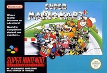 Portada de Super Mario Kart para SNES (PAL Europa)