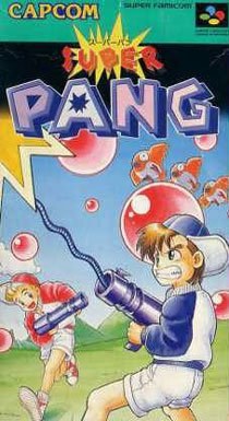 Portada de Super Pang para SNES (Japón)