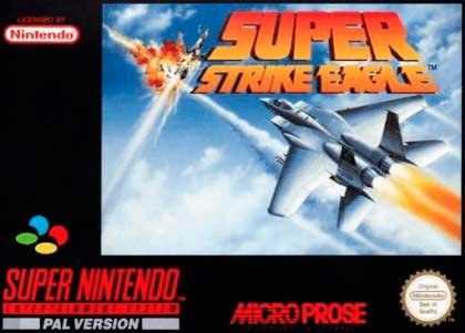 Portada de Super Strike Eagle para SNES (PAL Europa)