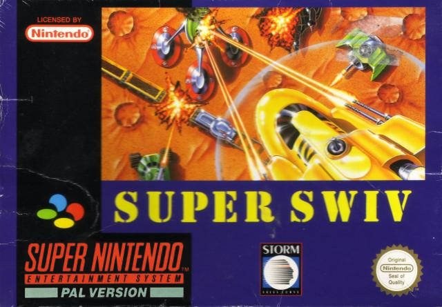 Portada de Super SWIV para SNES (PAL Europa)