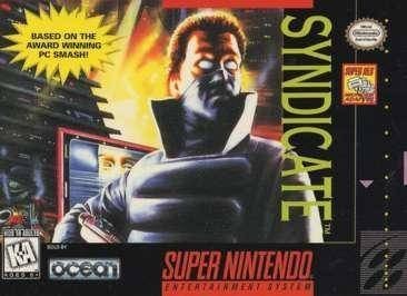 Portada de Syndicate para SNES (USA)