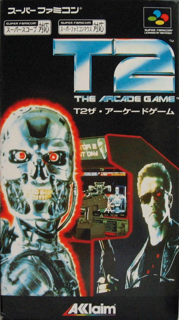 Portada de T2 The Arcade Game para SNES (Japón)