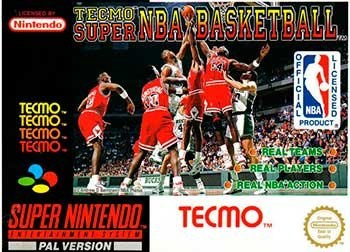 Portada de Tecmo Super NBA Basketball para SNES (Japón)