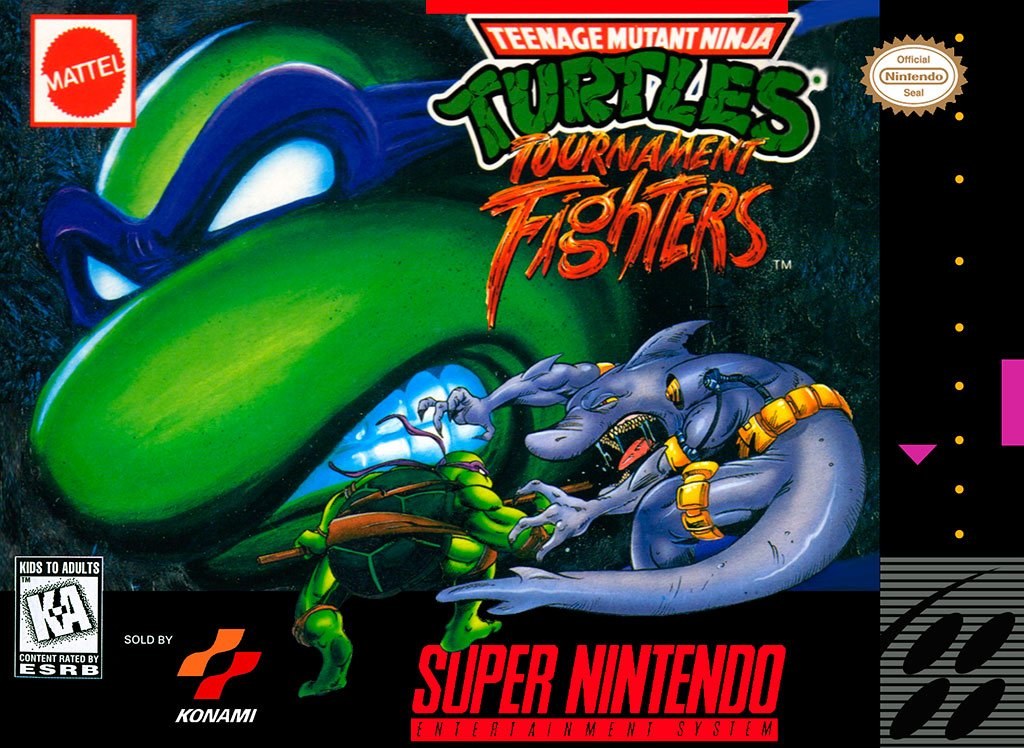 Portada de Teenage Mutant Ninja Turtles: Tournament Fighters para SNES (USA)