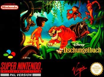 Portada de The Jungle Book para SNES (PAL Europa)
