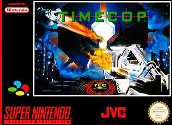 Portada de Time Cop para SNES (PAL Europa)
