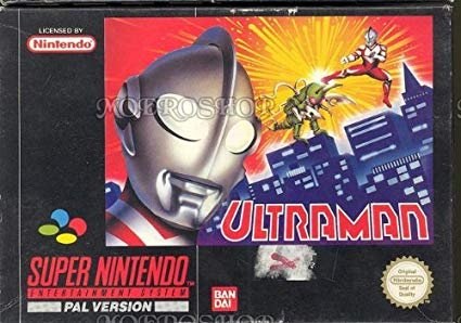 Portada de Ultraman para SNES (PAL Europa)