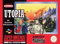 Portada de Utopia The Creation of a Nation para SNES (PAL Europa)