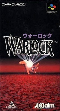 Portada de Warlock para SNES (Japón)