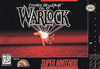 Portada de Warlock para SNES (USA)