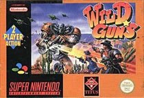 Portada de Wild Guns para SNES (PAL Europa)
