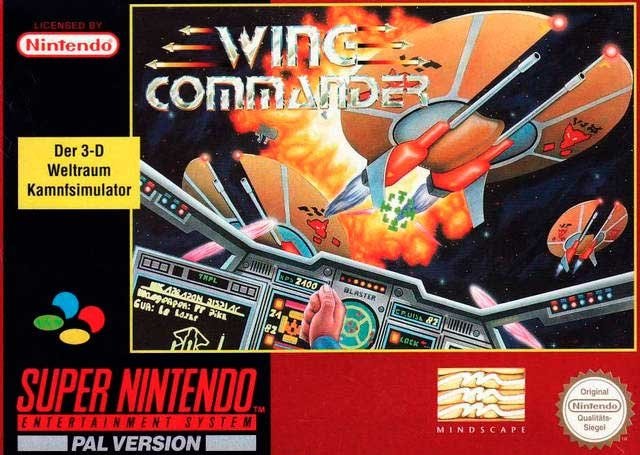 Portada de Wing Commander Secret Missions para SNES (PAL Europa)