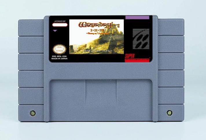 Portada de Wizardry I-II-III - Story of Llylgamyn para Super Nintendo (NTSC-J Japón)