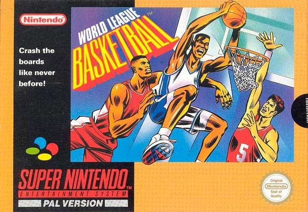 Portada de World League Basketball para SNES (PAL Europa)