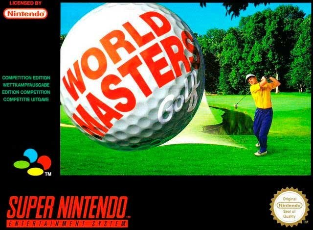 Portada de World Masters Golf para SNES (PAL Europa)