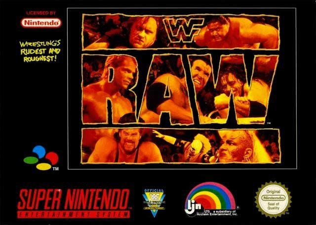 Portada de WWF Raw para SNES (PAL Europa)