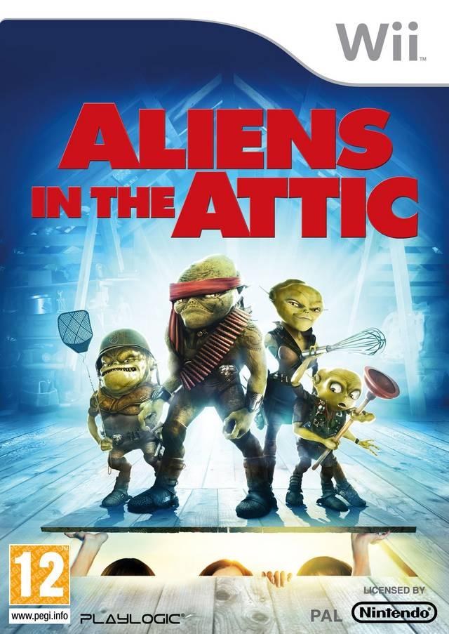 Portada de Aliens in the Attic para Wii (PAL España)