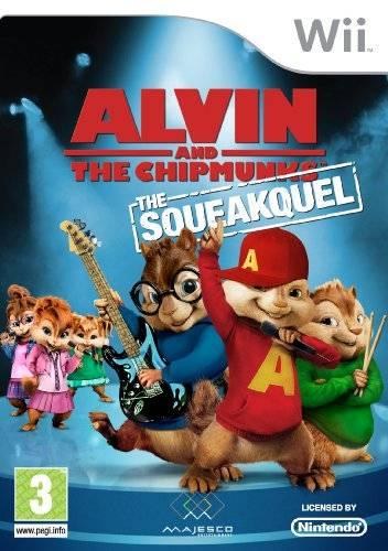 Portada de Alvin and the Chipmunks: The Squeakquel para Wii (PAL España)