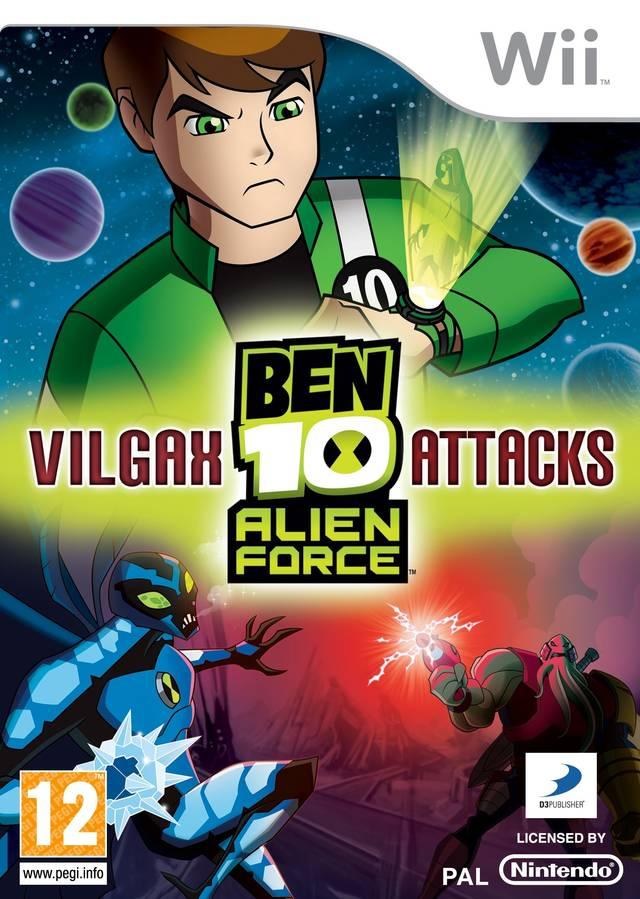 Portada de Ben 10 Alien Force Vilgax Attacks para Wii (PAL España)